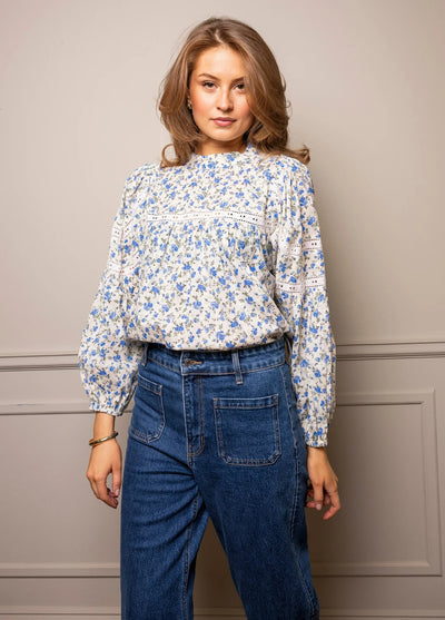 Karoline blouse Spring blue