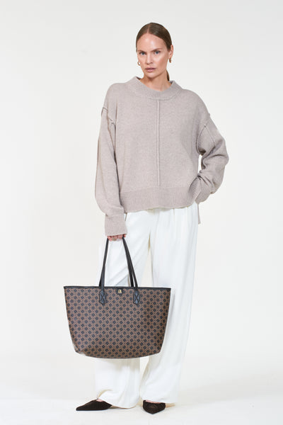 Ultimate Monogram Tote Black