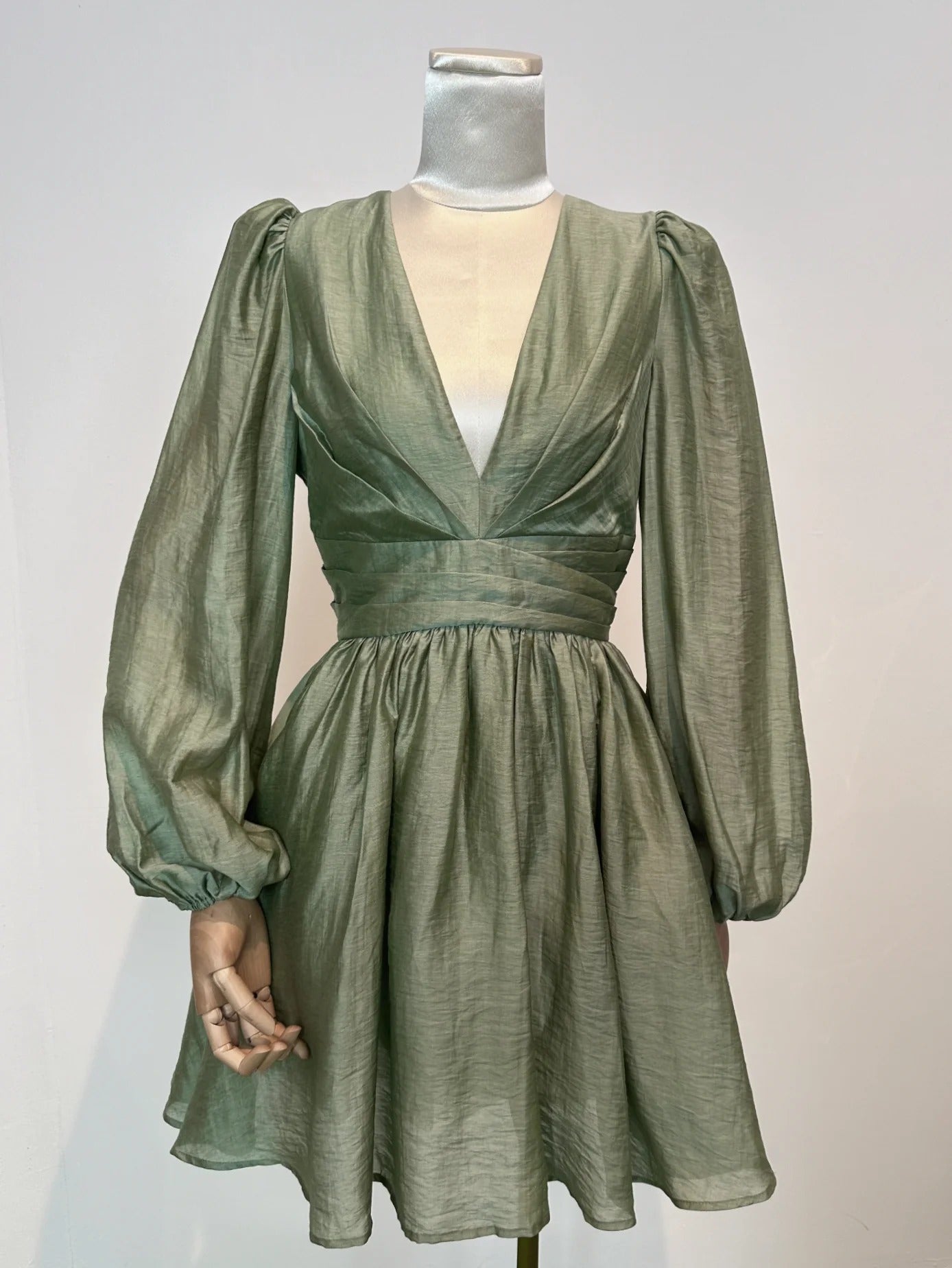 Maeve dress Dusty green