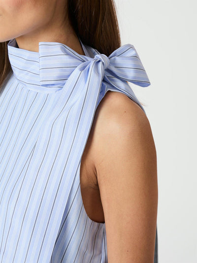 Veda Stripe Top Light Blue
