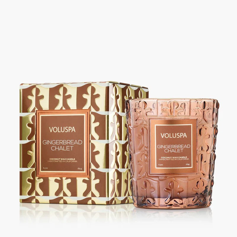 Classic Boked Candle Gingerbread Chalet