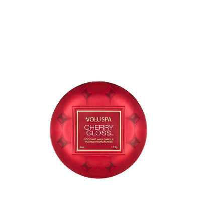 Mini Tin Candle 25tim Cherry Gloss