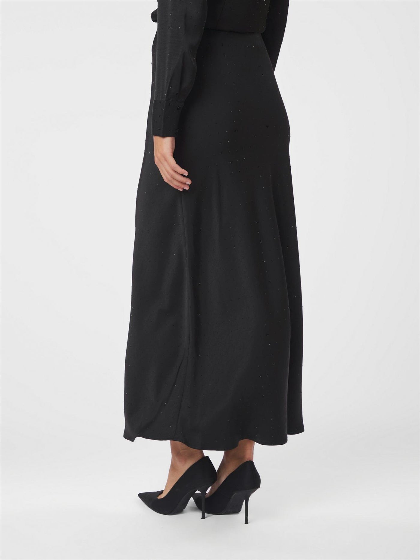 Vicky Heavy Sateen Bedaz Skirt