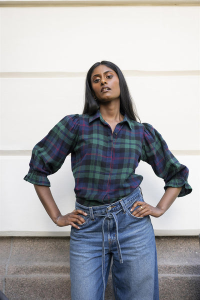 Amy Shirt Scottish Plaid
