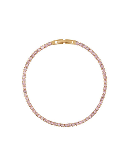 Tennis bracelet Light pink