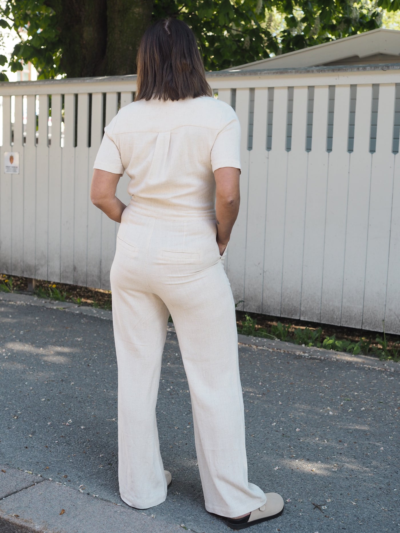 Carello Jumpsuit Beige