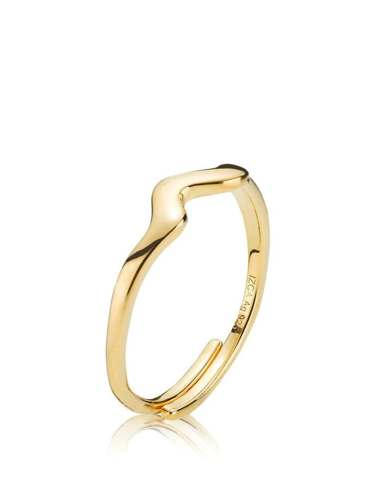 Silke Ring Gold-Plated