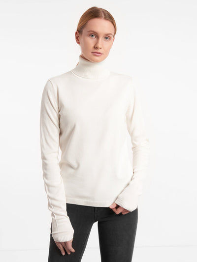 Marla Rollneck Knit Light Grey
