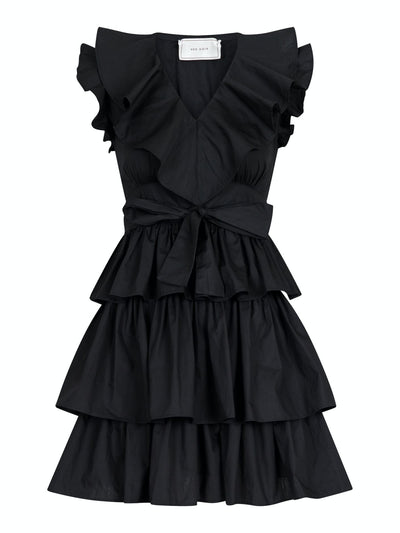 Ramsey Solid Dress Black