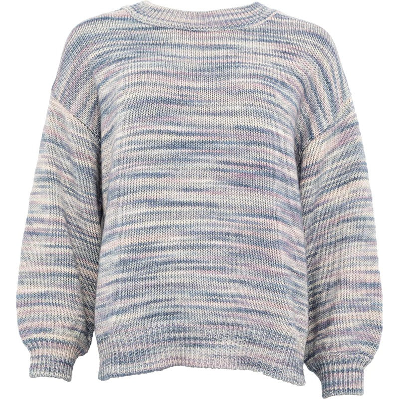 Comfy knit pullover Blue Mix