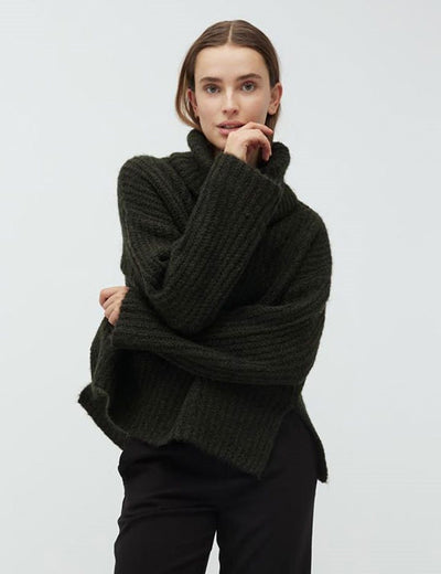 Florabel Knit Deep Forest Melang