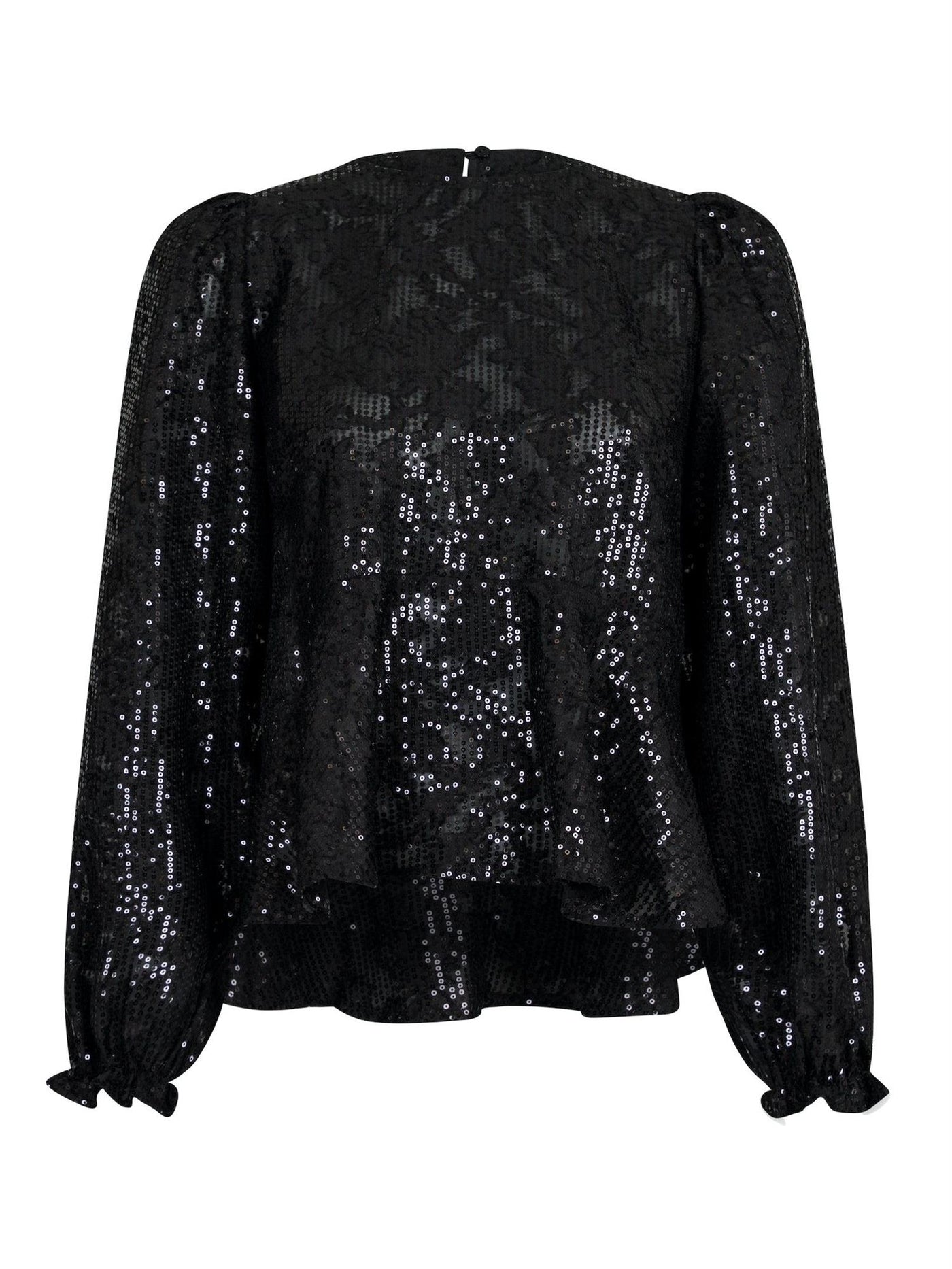 Rizzo Sequins Blouse Black