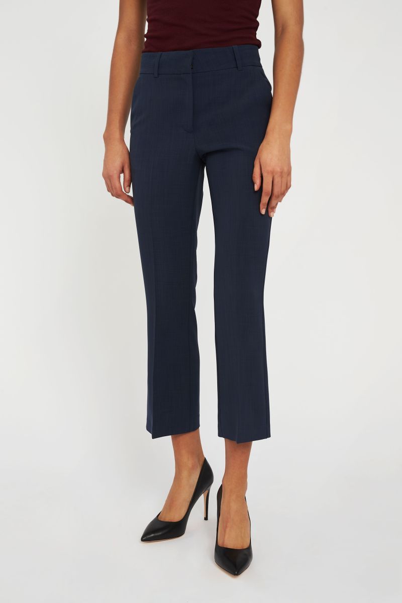 Clara 229 Crop, Navy Melange