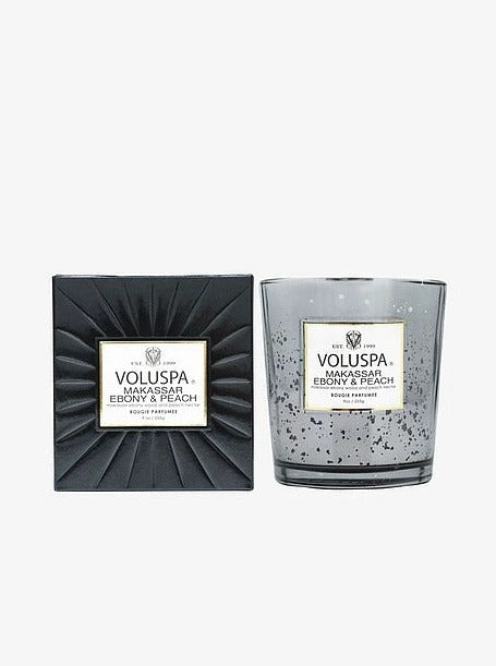 Makassar ebony & &peach Boxed Candle 60t