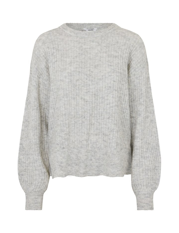 Servin knit light grey melange