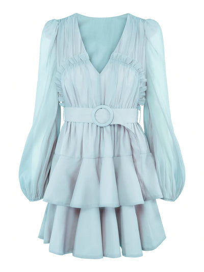 Iris Dress Short (Light Blue)