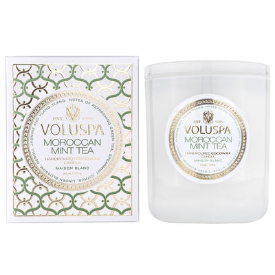 Boxed candle 60t Moroccan Mint Tea