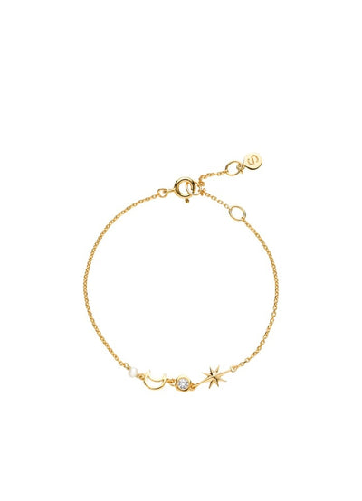 Metis Bracelet Gold-Plated With Zirkon