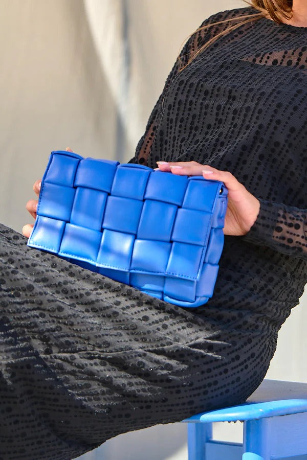 Brick bag royal blue