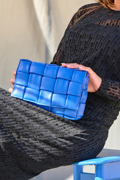 Brick bag royal blue