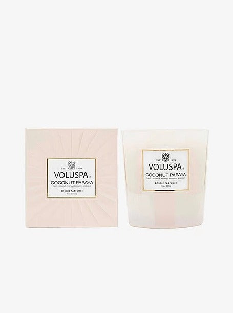 Coconut Papaya Boxed candle 60t