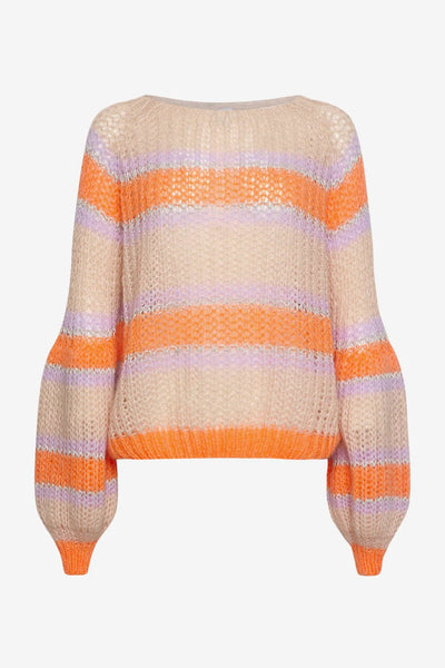 Pacific Knit Sweater Apricot/Lavender Mix