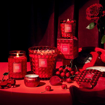 Large Jar Candle Cherry Gloss 100tim