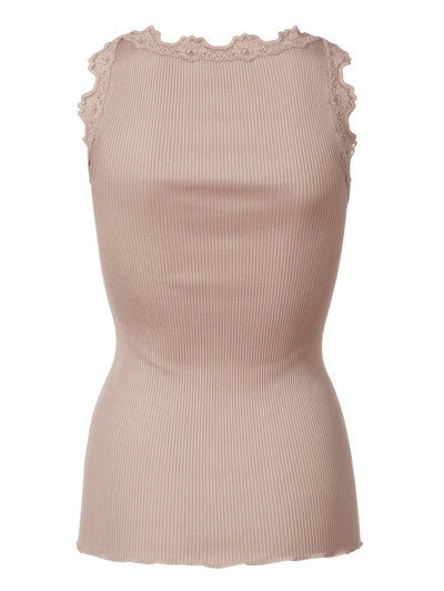 silk top, vintage powder
