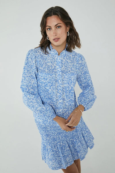 Tiffany shirt Blue Printed