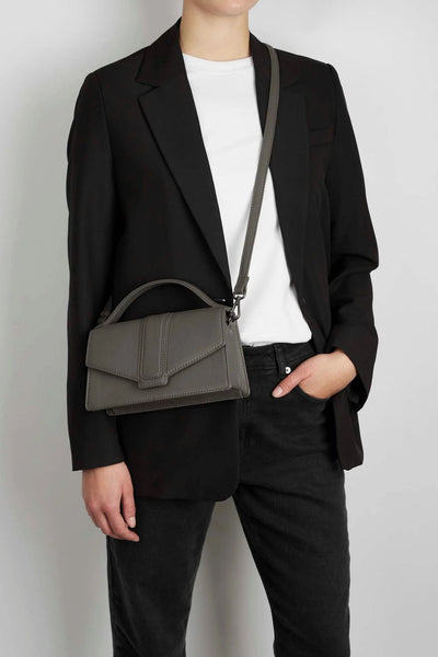 Zoe crossbody bag grey taupe