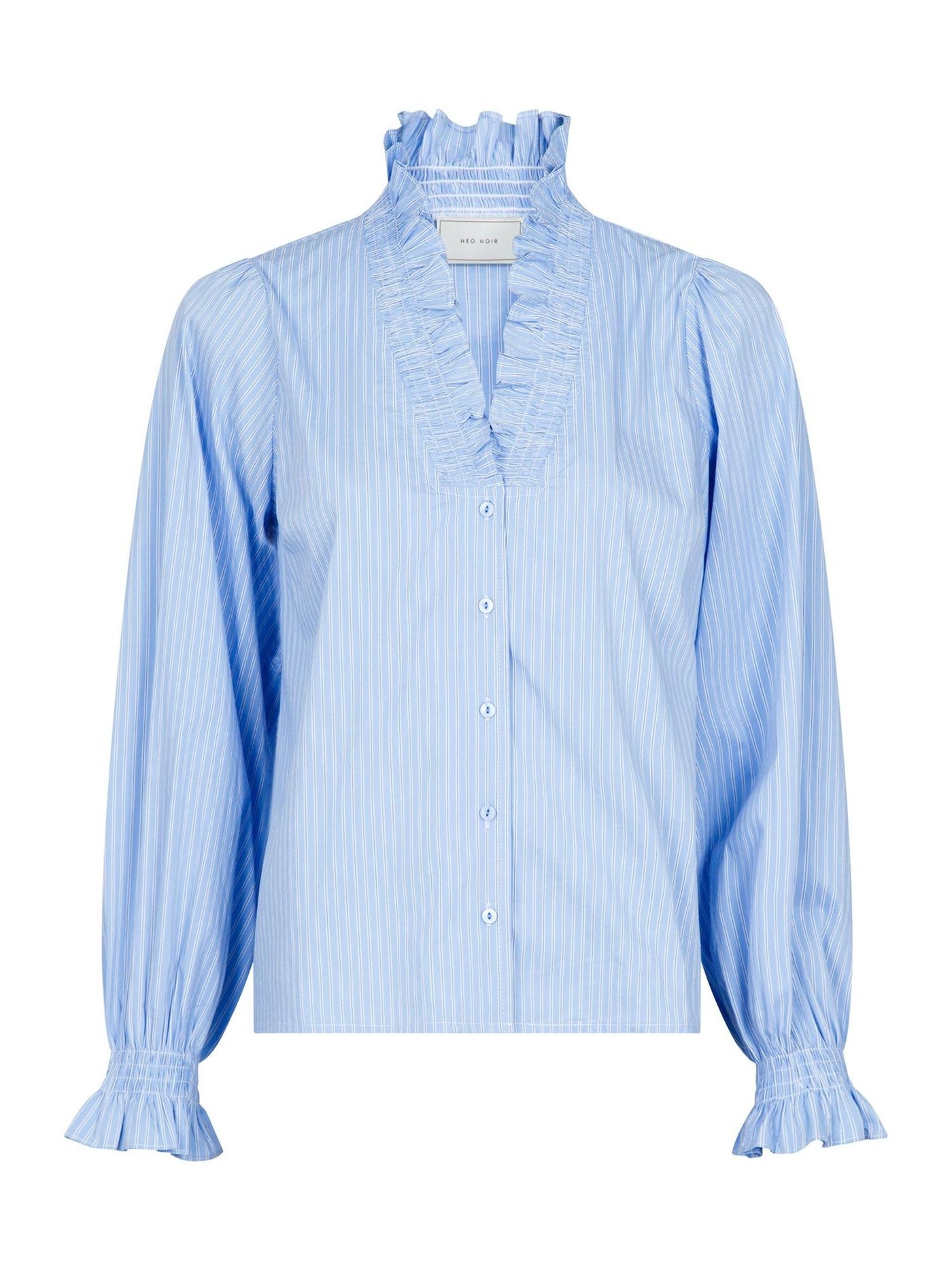 Brielle Stripe Shirt Light Blue