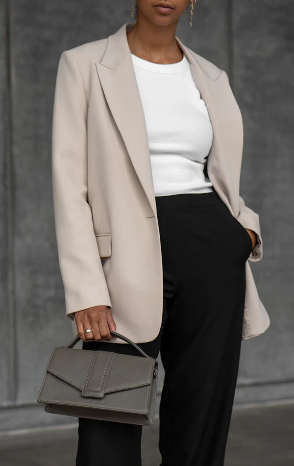 Zoe crossbody bag grey taupe