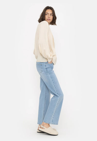 Fie Blouse Whitecap Gray