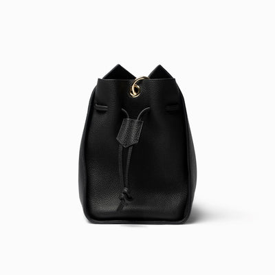Bonnie Grained Leather M Black