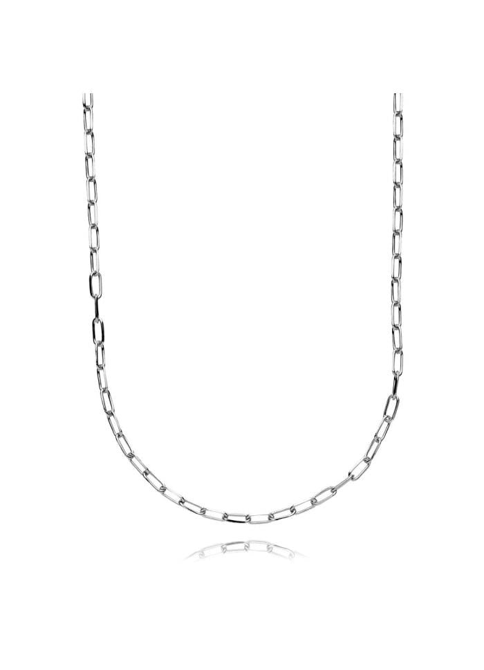 EMMA - NECKLACE Shiny SILVER BASIC