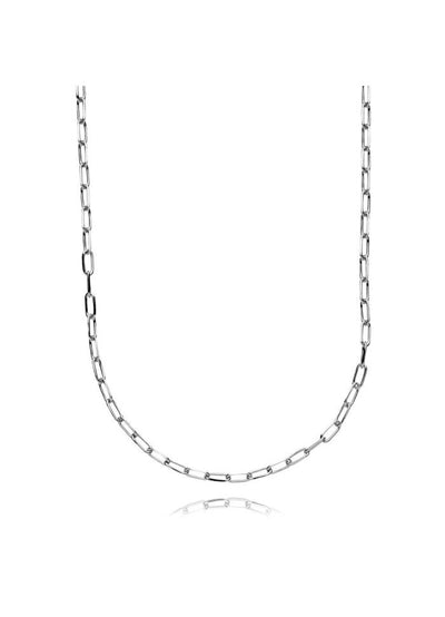 EMMA - NECKLACE Shiny SILVER BASIC