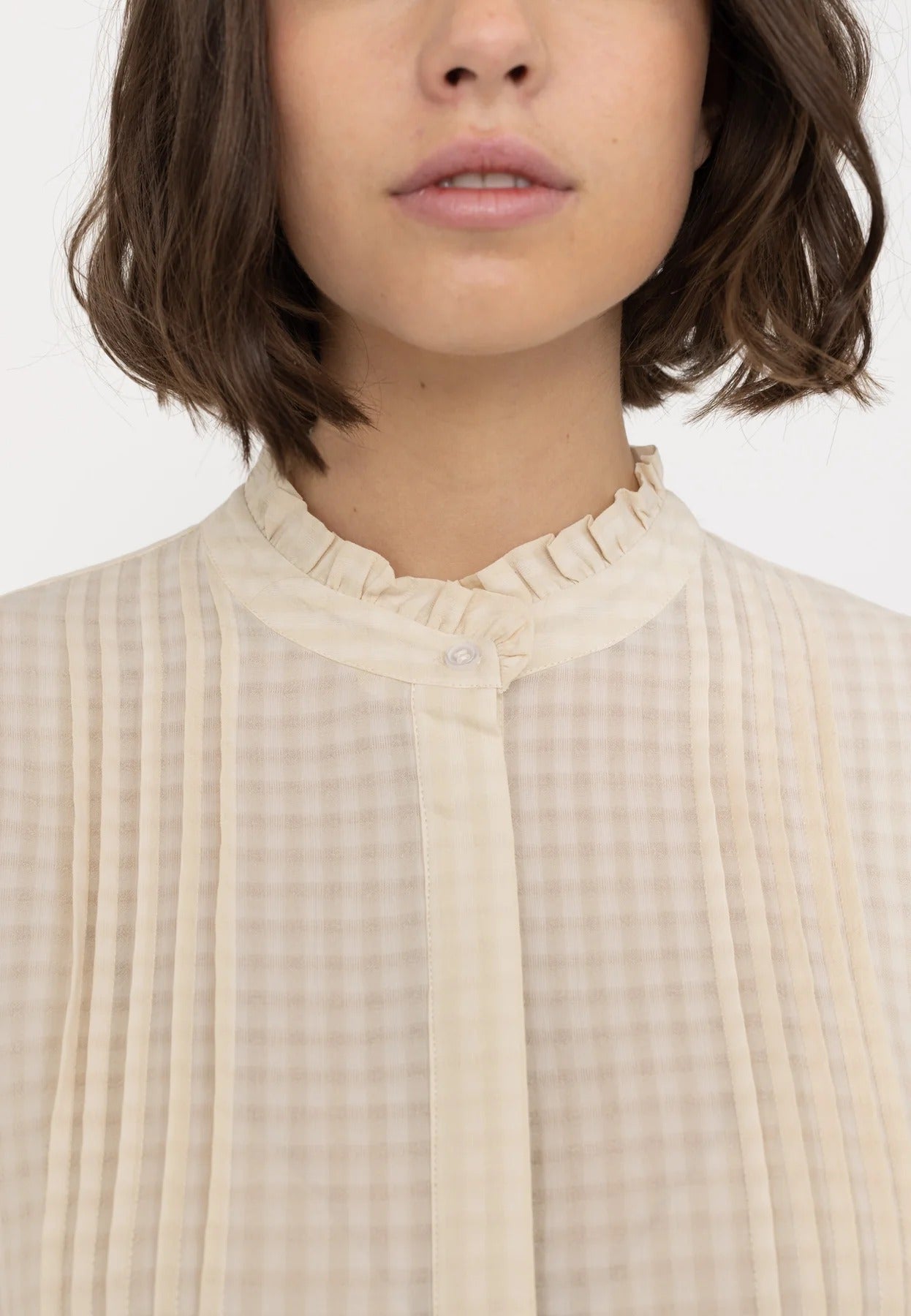 Fie Blouse Whitecap Gray