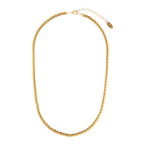 FLAT TWIST CHAIN NECKLACE