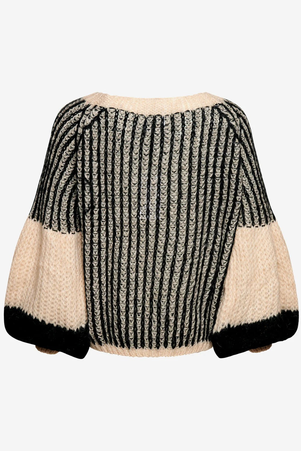 Liana knit sweater cream/black