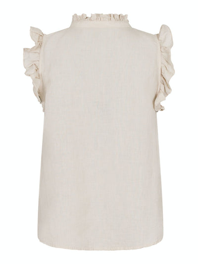 Siona Linen Top Sand