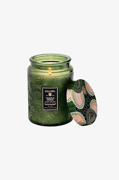 Large Jar Candle 100T Temple Moss