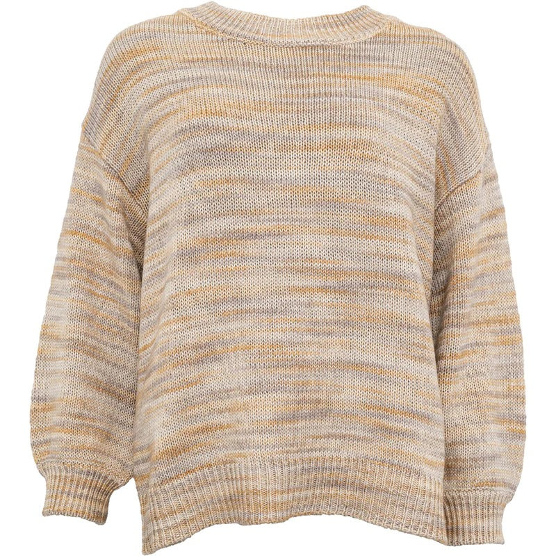 Comfy knit pullover Sand Mix