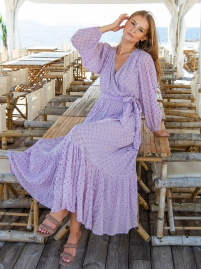 Ingrid maxi dress lavender