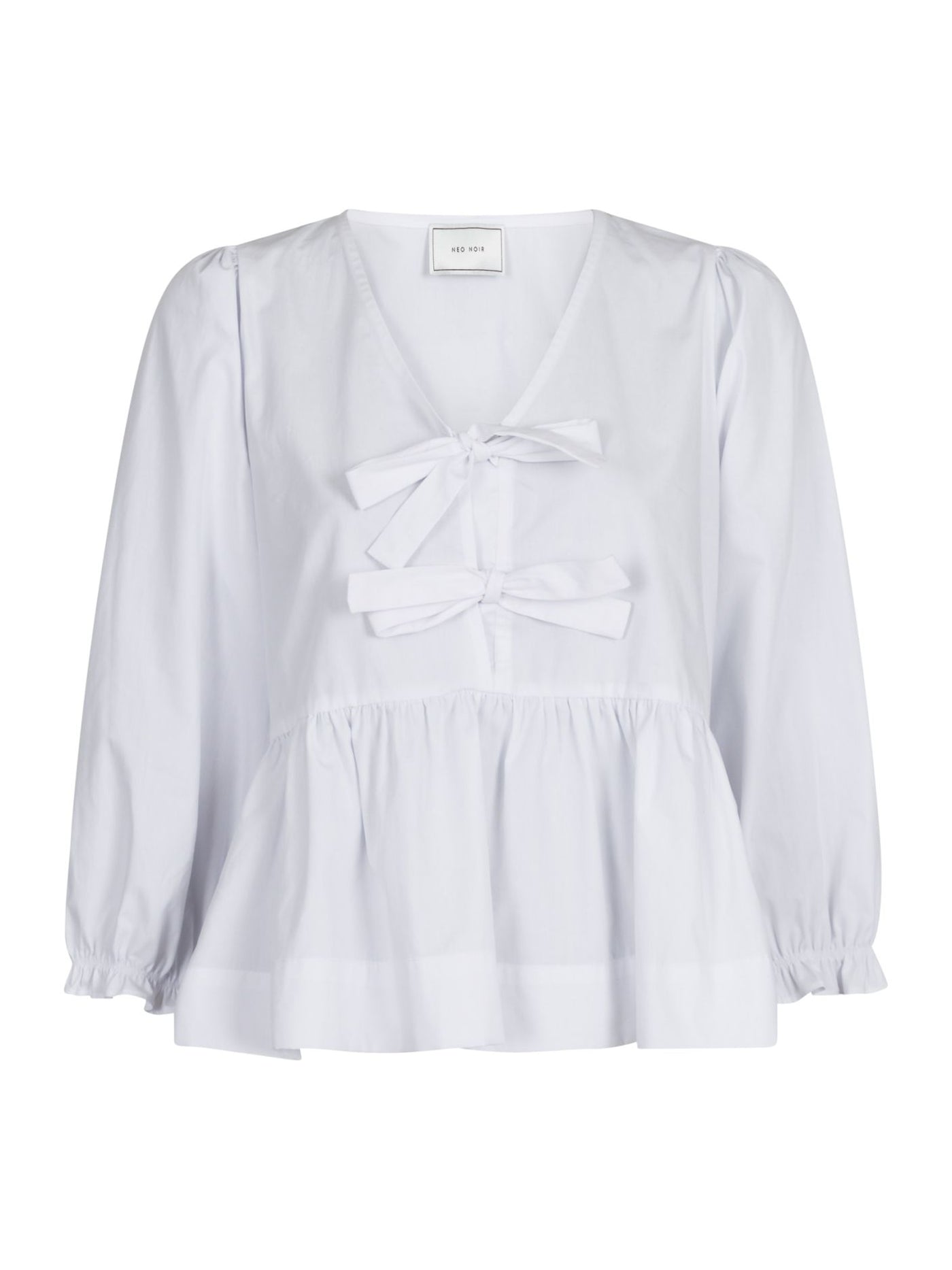 Bella Solid Blouse White