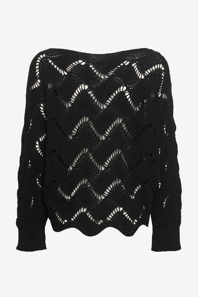 Taffy Knit Sweater Black