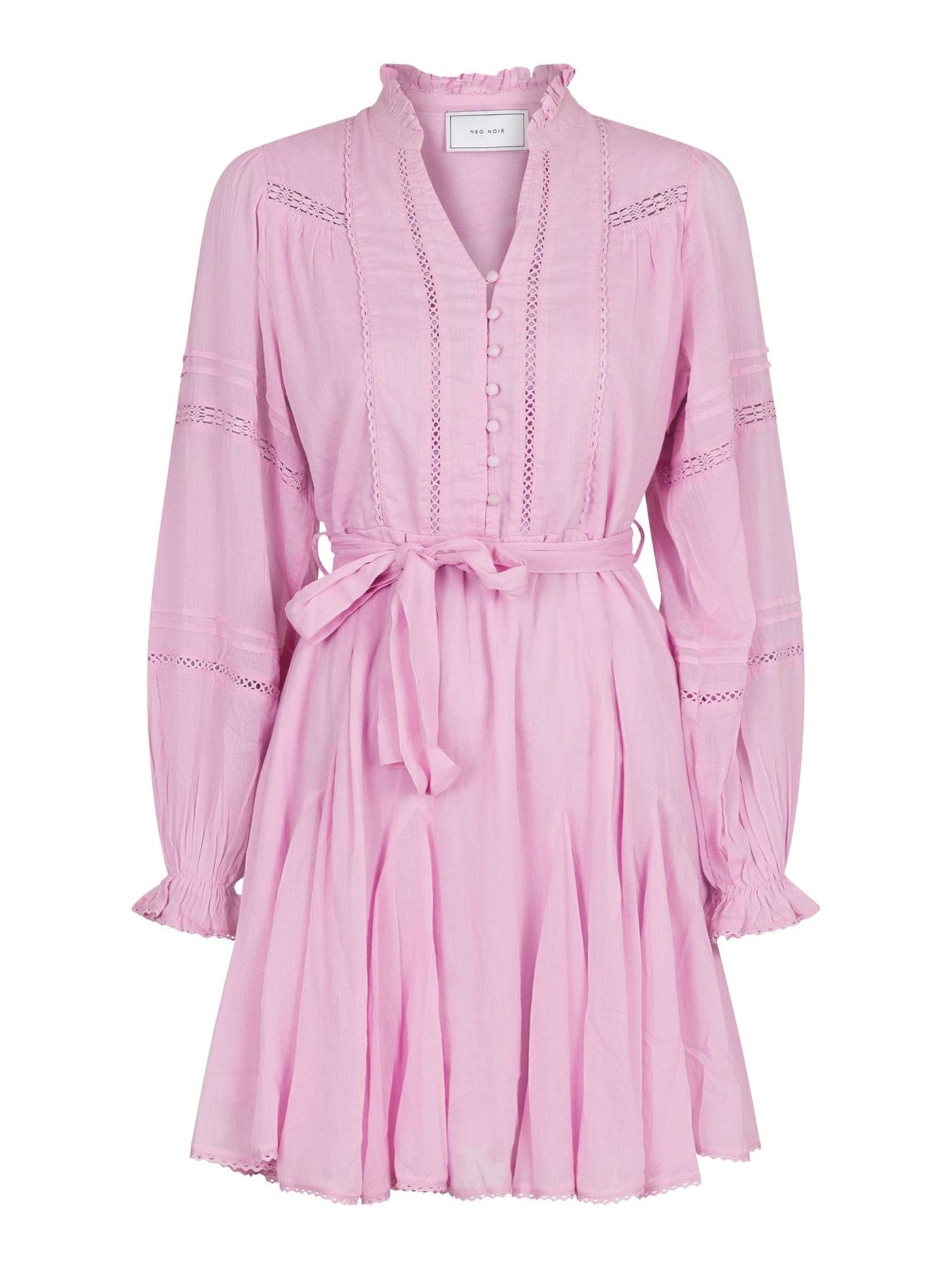 Birgitte S Voile Dress Rose