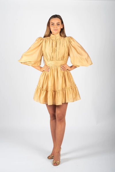 Vanity Dress Short (Yellow )