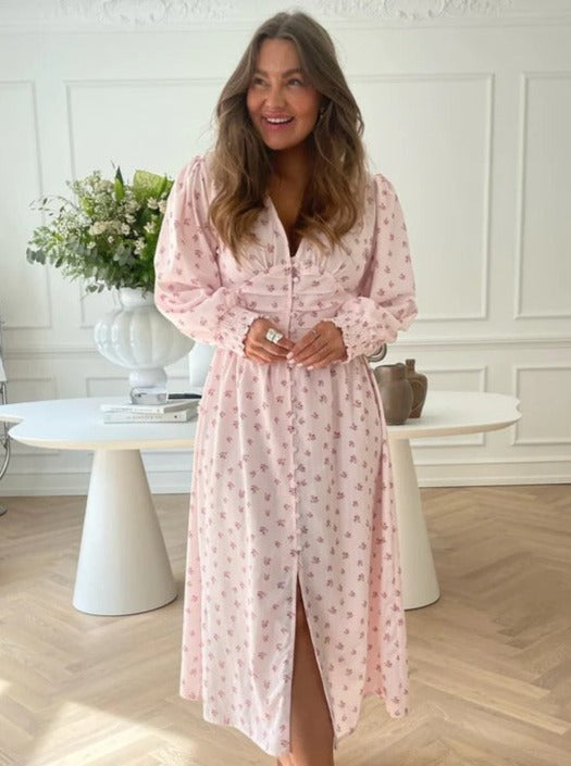 Long Adel Dress Pink