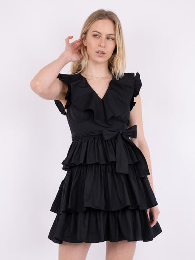 Ramsey Solid Dress Black