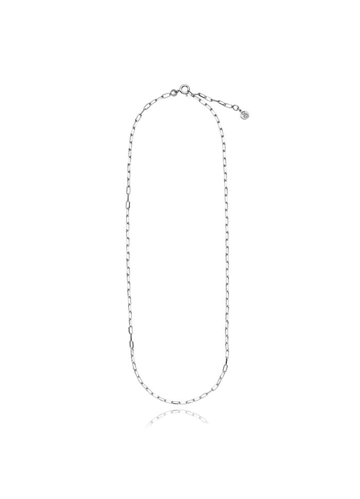 EMMA - NECKLACE Shiny SILVER BASIC